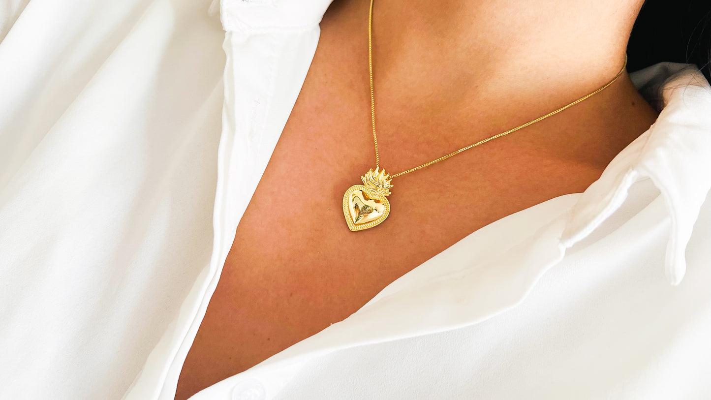 Collar detente gold
