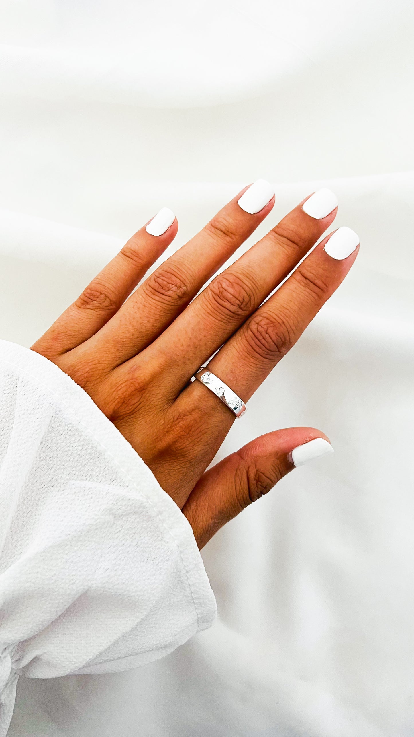 Anillo corazón circones