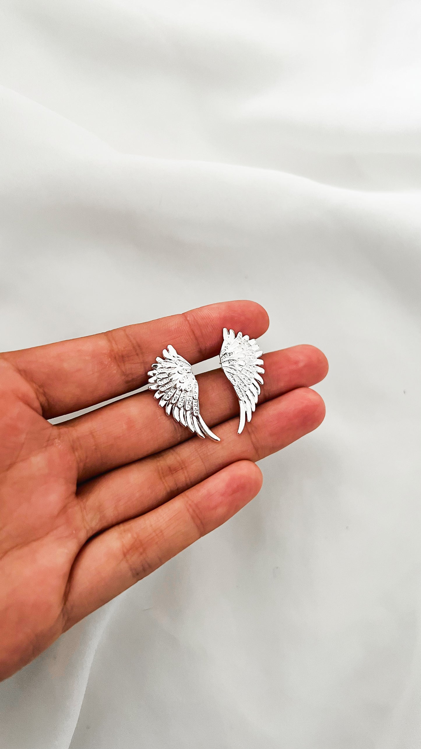 Aros alas silver