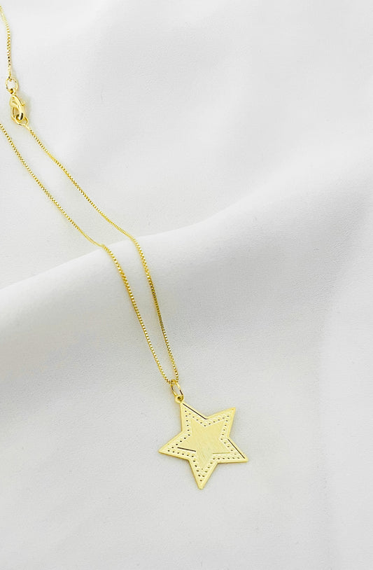 Collar estrella gold