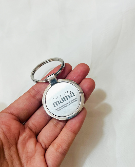 Llavero personalizado redondo
