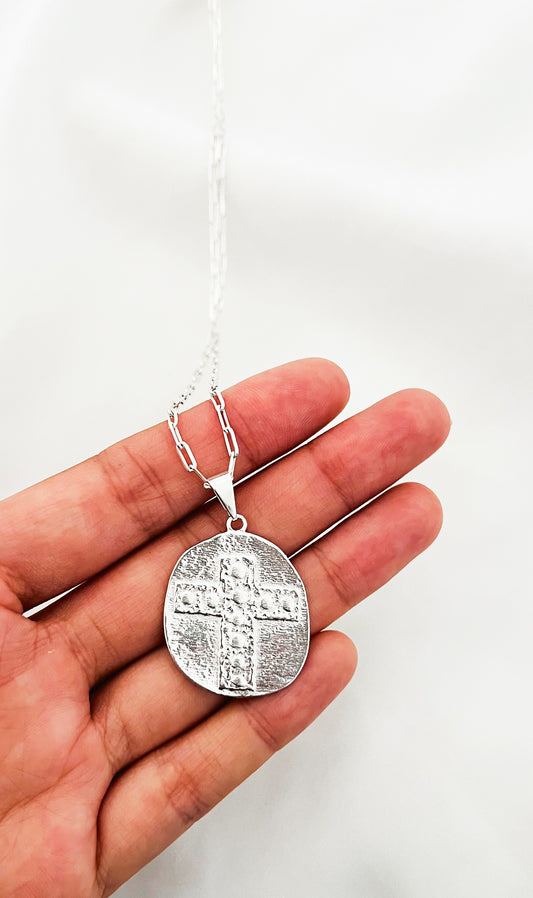 Collar Medalla Cruz